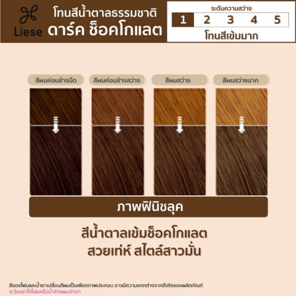 ลิเซ่โฟมเปลี่ยนสีผมดาร์คช็อคโกแลต - Image 3