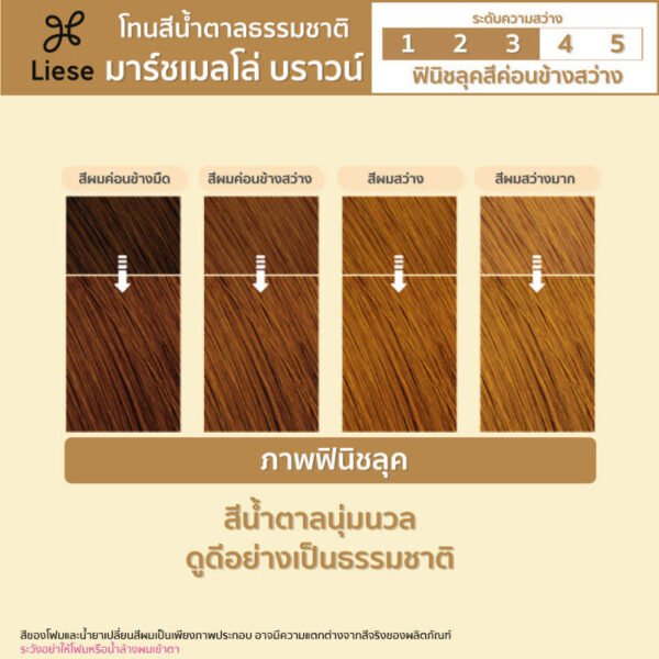 ลิเซ่โฟมเปลี่ยนสีผมมาร์ชเมลโล่บราวน์ - Image 3