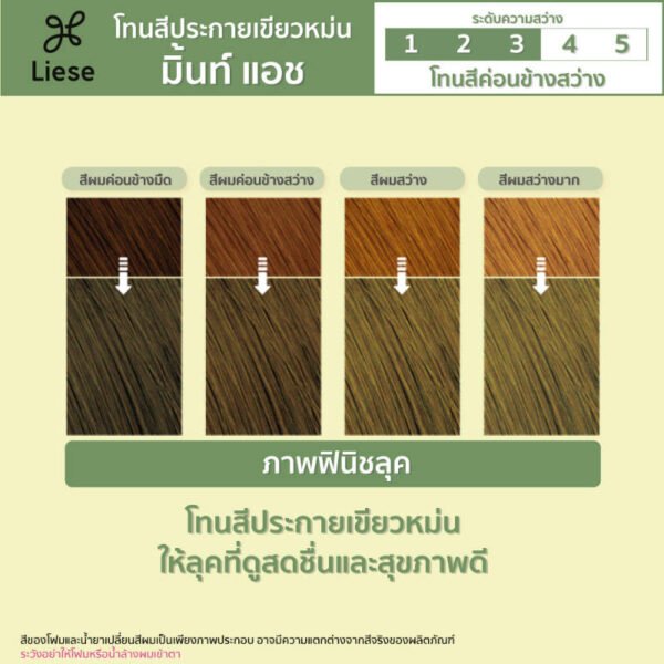 ลิเซ่โฟมเปลี่ยนสีผมมินท์แอช - Image 3